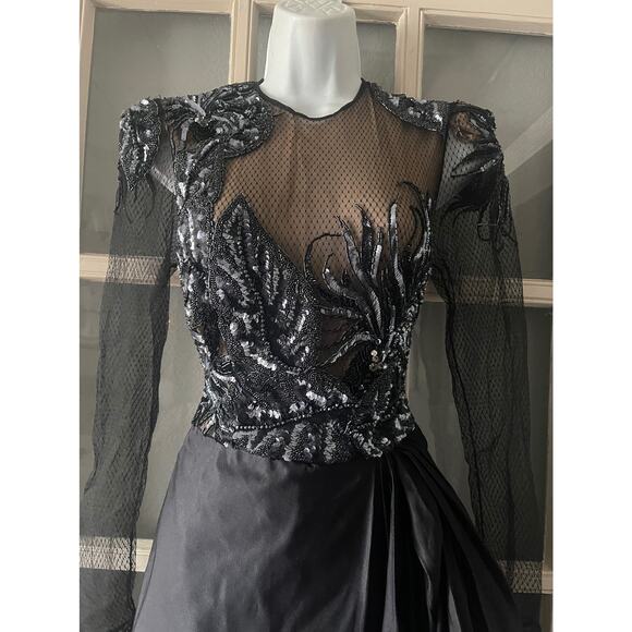 Vintage Paul Louis Orrier Beaded Gown - Picture 5 of 14